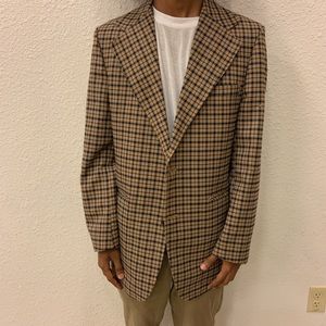 Vintage 1970’s polyester patterned Towncraft men’s jacket